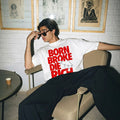 DIE RICH WHITE T-SHIRT