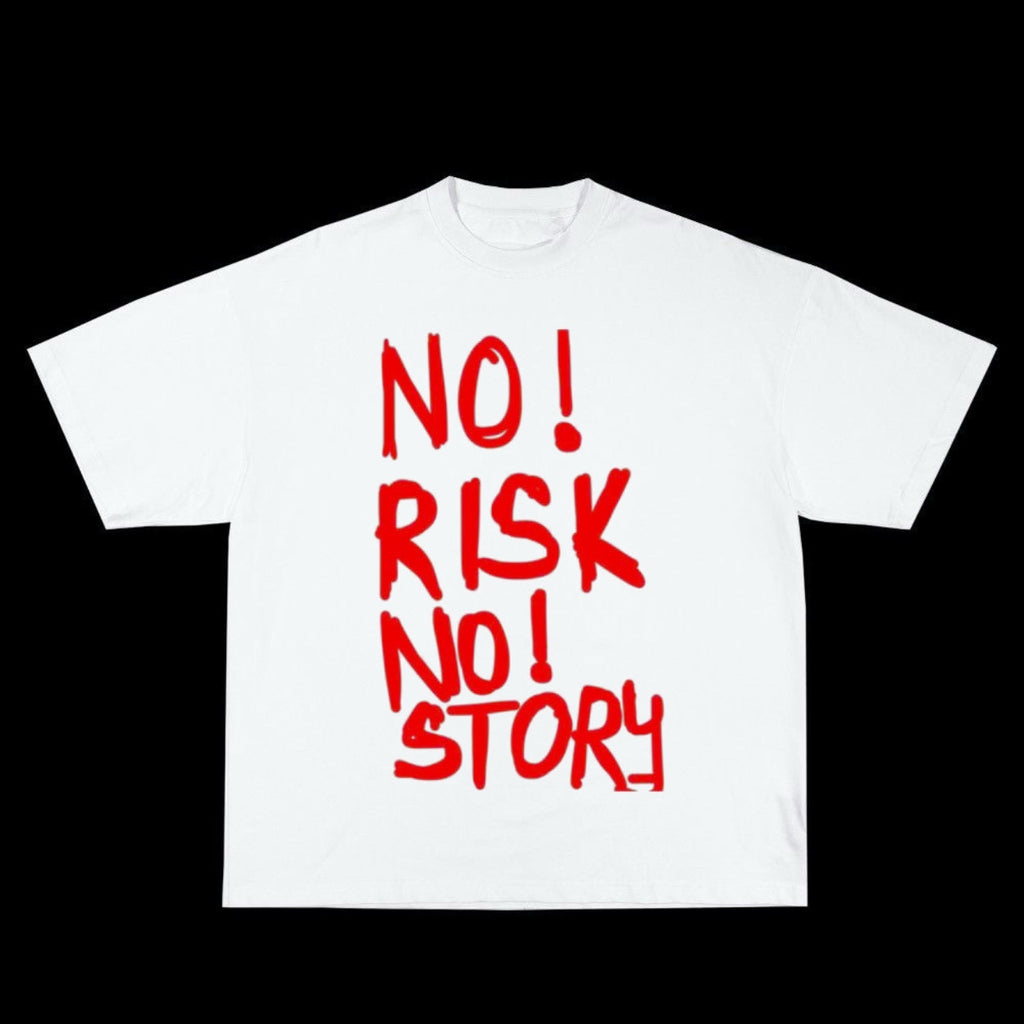 NO RISK WHITE T-SHIRT