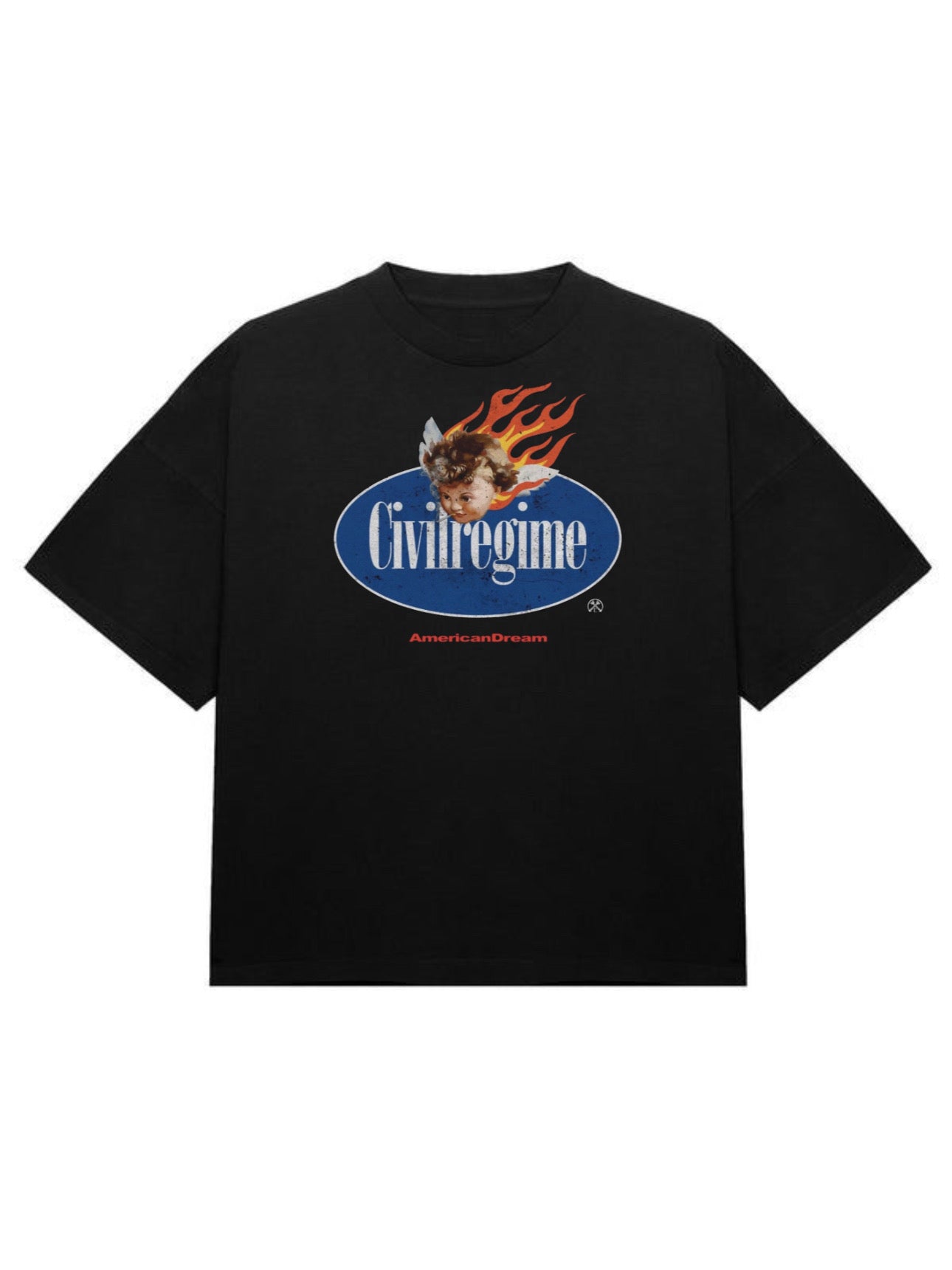Civilregime BLACK T-SHIRT