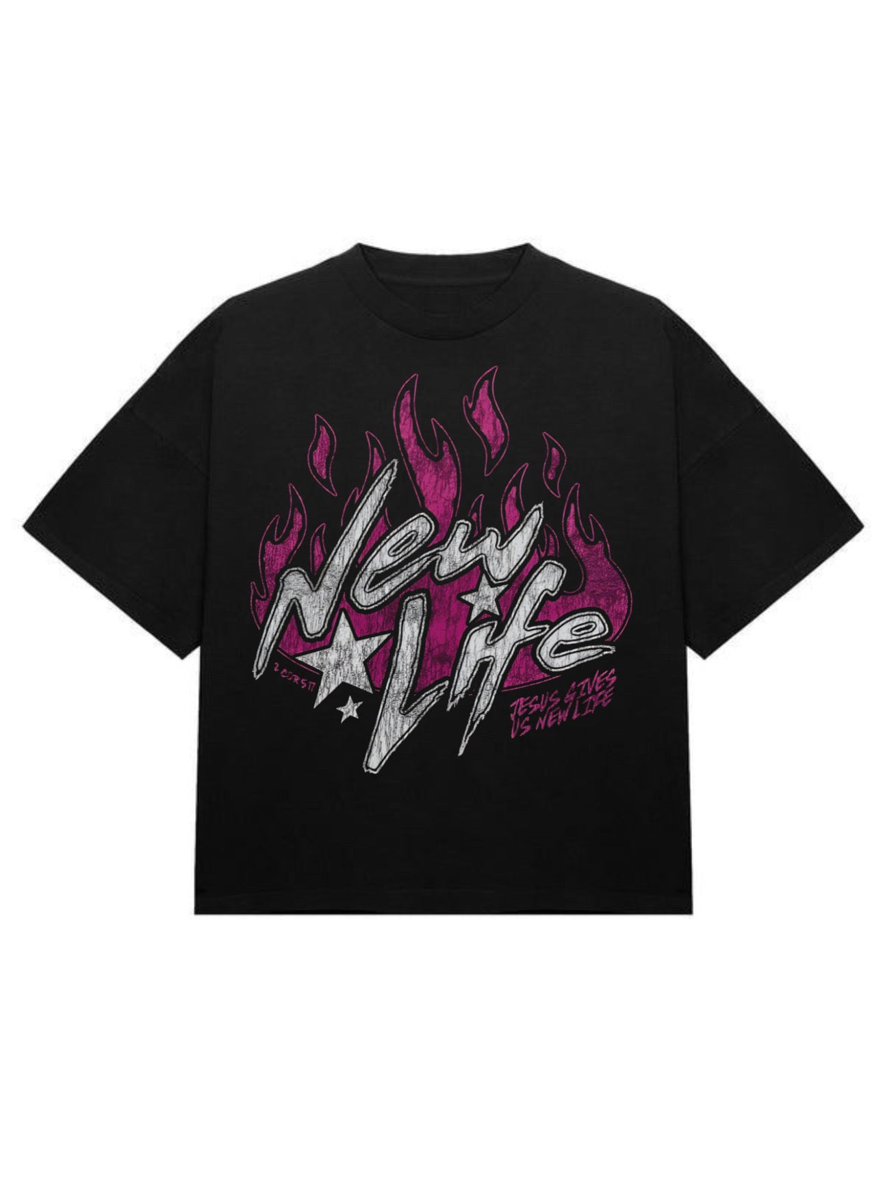 NEW LIFE BLACK T-SHIRT