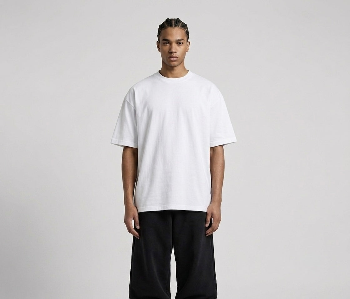 Blank white t-shirt