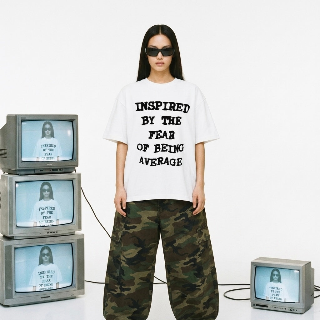 INSPIRED BY THE FEAR WHITE T-SHIRT